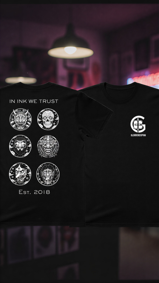 BLOODGROUPINK - Mask Edition T-shirt (PRE ORDER)